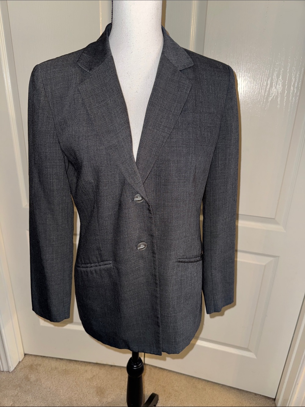 Jones New York Charcoal Gray Blazer - Size 8